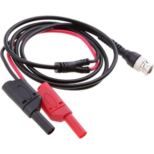120cm BNC Male Q9 to Dual Banana Test Lead Wire for Oscilloscope