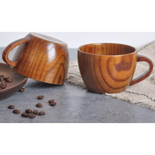 150ML Handmade Natural Solid Wood Tea Cup Wooden Wine Coffee Water Mug Drinking