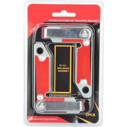 2pcs Magnet Welding Clamp Magnetic Holder Fixer with Handle light weight convenient
