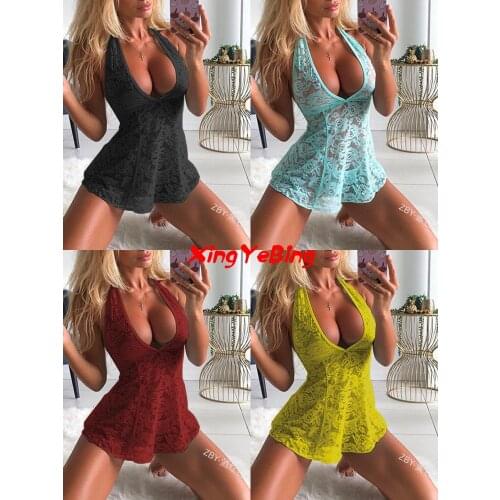 2021 Burst Female Sex Appeal Lace Underwear Temptation Sexy Clothes Big v Collar Women Sex Appeal Sexy Underwear