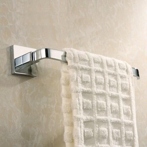 30cm Bathroom towel bar all copper towel bar towel rack single rod square