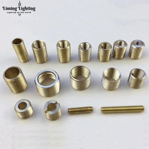 4 pieces /lot M4/M5/M6/M8 to M10 To M14 Threaded Hollow Tube Adapter Inner Outer Threaded Coupler Conveyer Adapter