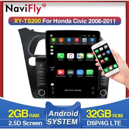 Navifly 9.7" Tesla style for Hyundai Sonata EF 2001-2012 Android video Car radio multimedia player navigation gps No 2 din DVD