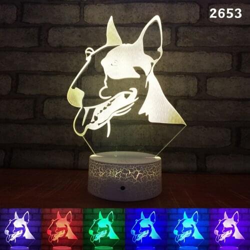 Decor for Room Gift 3D Night Light Animals and Plants Lights Decoration Led Bulbs Child Bedroom Lamp Three-dimensional Lighting