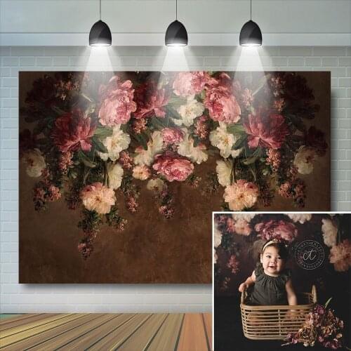 Kids Flower Bloom Photography Backdrops Kids Girl Baby Portrait Real Floral Backdrop Lady Spring Birthday Background Photostudio