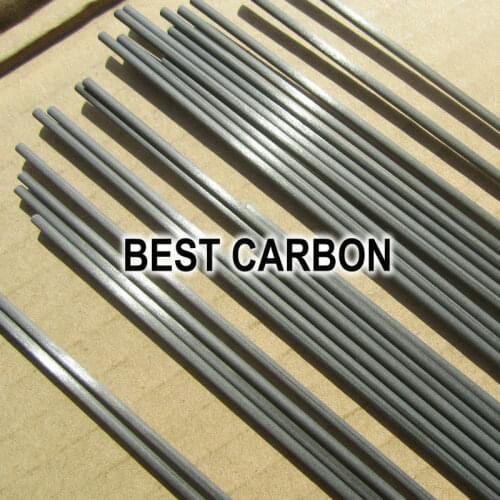 Dia. 2.0mm x 1000mm High Modulus Carbon Fiber Rod , High strength , High Straightness , durable