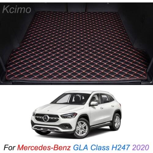 The Trunk Floor Leather Liner Car Trunk Mat Cargo Compartment Floor Carpet For Mercedes-Benz GLA Class H247 2020