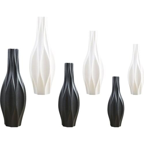 Creative Flower Vase Modern Living Room Flower Shop Decoration Ornaments Home Decor Accessories