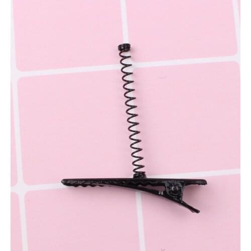 Fashion DIY Metal Spring Clip Hairclip Hair Ornament Accessories Headwear Crafts For Children Hand-made Toy Party Favor