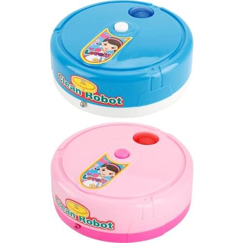 Mini Simulation Pretend Play Vacuum Cleaner Toys Kids Cleaning Furniture Tools Electric Light Music Sweeping Robot Toys For Kids