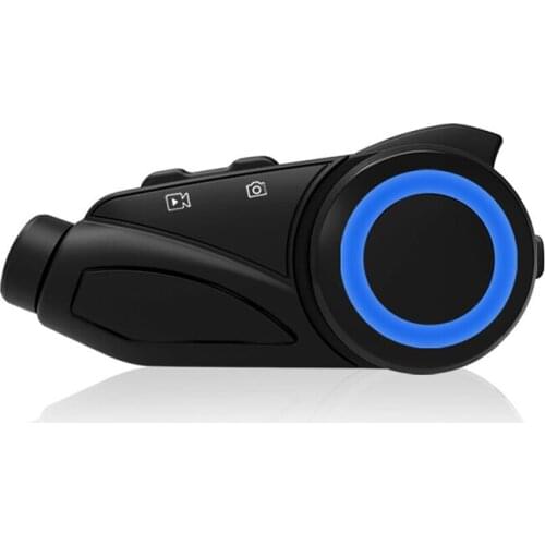 Motorcycle helmet driving recorder 6 people 1000m group walkie-talkie 1080P HD camera Bluetooth function driving recorder M3