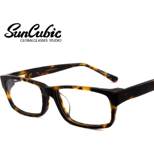 Men Women Acetate Glasses Frame Eyewear Eyeglasses Reading Myopia Prescription Lens 1.56 Index MG RM00450 C2