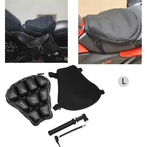 Motorcycle Air Pad Seat Cushion Cover Inflatable Breathable Seat for R1200GS R1250GS Sport Touring 11.8X12.2 Inch