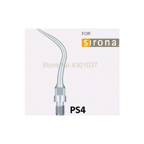 2pcs PS4 Dental Ultrasonic Scaler Tips New Dental Ultrasonic Perio Scaling tip fit SIRONA Scaler