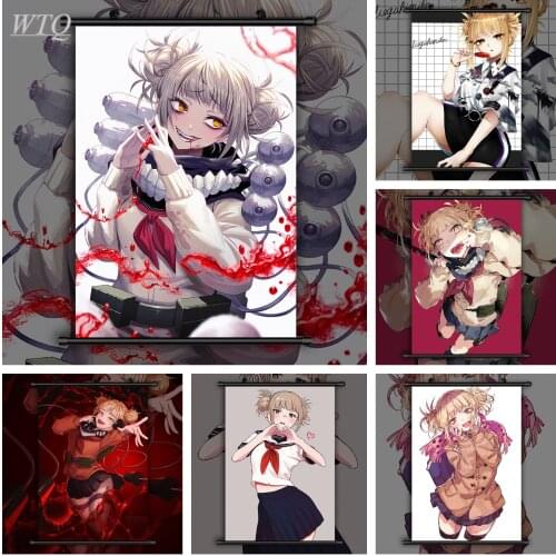Boku No Hero Academia Toga Himiko Wall Poster Anime Posters Canvas Painting Wall Art Picture Wall Decor Poster Home Decor