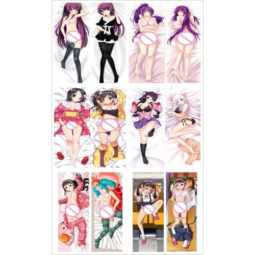 2020-February update Anime Dakimakura Decorative Pillow Case Bakemonogatari Hitagi Tsubasa Oshino Hugging Body Pillow Cover