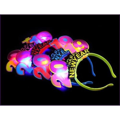 Factory New 2021 luminous hairband Flash garland luminous ears headband night market stall selling supply wholesale
