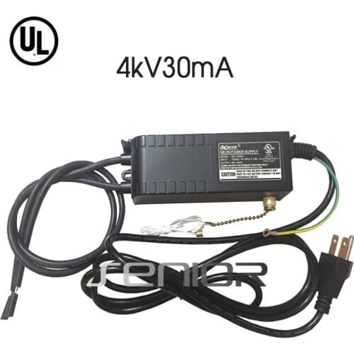 UL certification Neon Sign Transformer Power Supply Neon Light Rectifier Electronic High-frequency Transformer 4000V 30mA