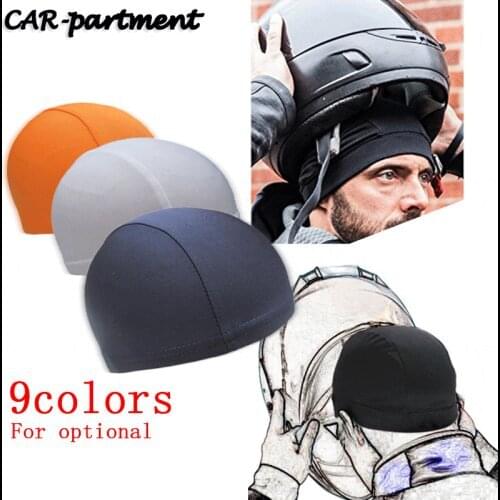 Motorcycle Helmet Inner Cap Hat Quick Dry Breathable Hat Racing Cap Under Helmet Beanie Cap Motocross Motor Helmet HatEquipment