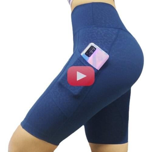 Tie Dye Short Sport Leopard Snake Sport Shorts with Pockets Sweat Workout Shorts for Women Gym Short Legging Woman