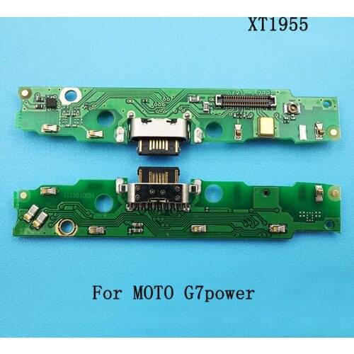 50pcs/lot USB Charger Port Dock Plug Flex Cable Connector Microphone Port Plug Connector Replacement For MOTO G7power/XT1955