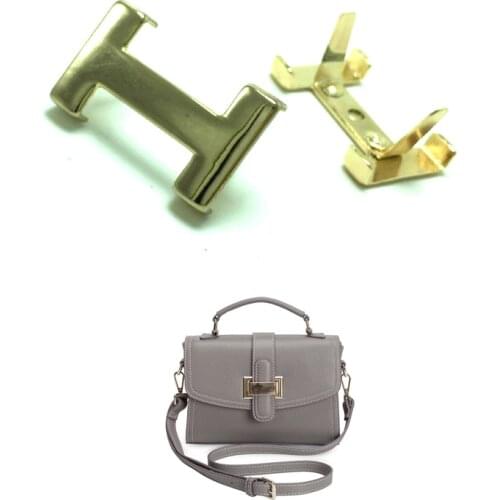 3.2cm Nickel Gunmetal metal arch bridge connector hanger for bags belts strap