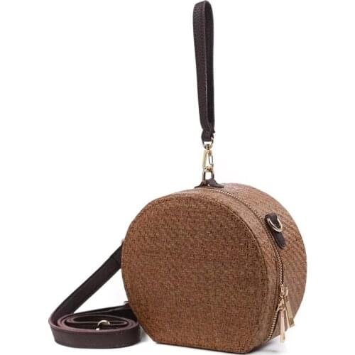 Bags handbags women famous brands Korea style new straw bag handbags tide women knit shoulder bag fashion messenger bag