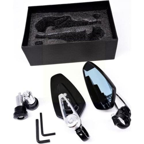 Universal Rearview Mirror Motorcycle Side Handlebar End Bar Bicycle Scooter Bike Motorbike Electric Accessories Mirrors Mot N9G1