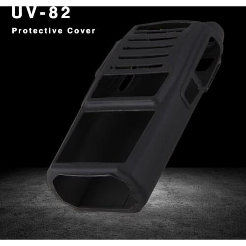 High quality Soft Silicone Case Protectve Cover for Handheld UV82 Two-way radio Radio Walkie Talkie scratch proof