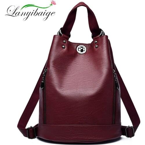 Sac a Dos Woman Backpack women travel Backpack for Girls School bag School bag Shoulder Bags Leather Backpacks mochila mujer