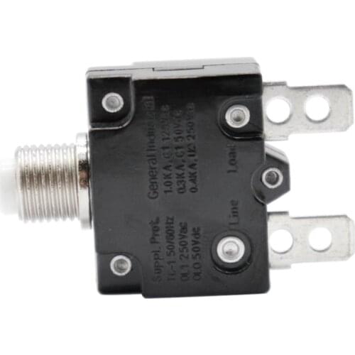 15 AMP Push Button Resettable Terminal Circuit Breaker Panel Mount 12V-24V
