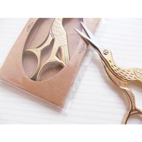 2016 Cross stitch Royal threads 1PC ZAKKA Golden Vintage Style Antique Design Embroidery Sewing Scissors Manicure