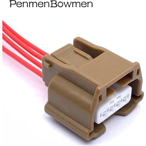 4P Way Collision Sensor Plug Automobile Solenoid Valve Connector Wire Harness Female Socket For Nissan Subaru 7282(7283)-8853-30