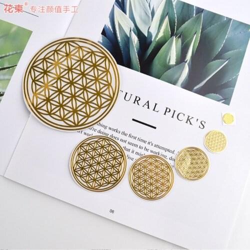 7 Chakra Copper Energy Tower Orgonite Stickers DIY Pyramid Epoxy Resin Material