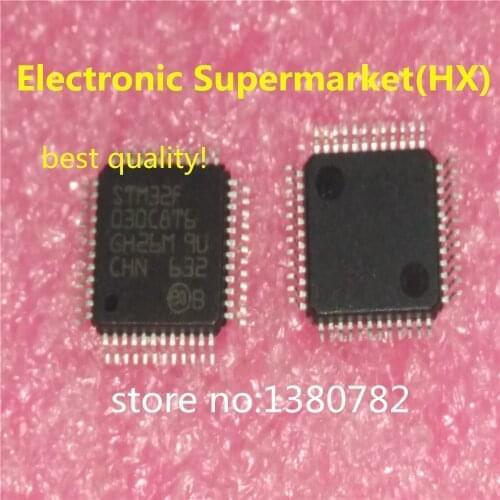 Free Shipping 50pcs/lots STM32F030C8T6 STM32F030 LQFP-48 New original IC In stock