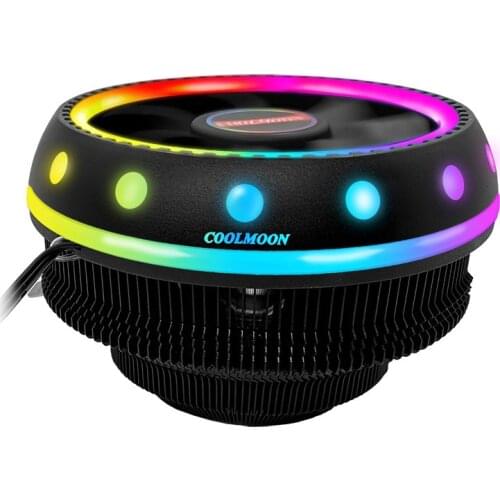 RGB Symphony CPU radiator desktop host mute universal RGB color change computer cooling CPU fan