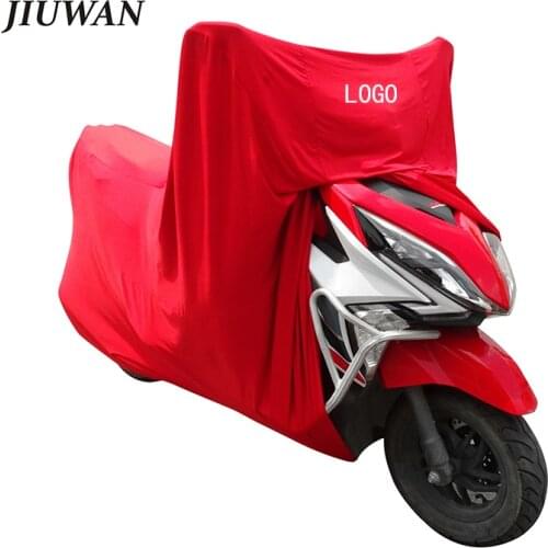 2 Colors Motorcycle Covers UV Protector Dustproof Cover Indoor Outdoor Universal Bike Motor Scooter Cover Elastic Fabric M-4XL