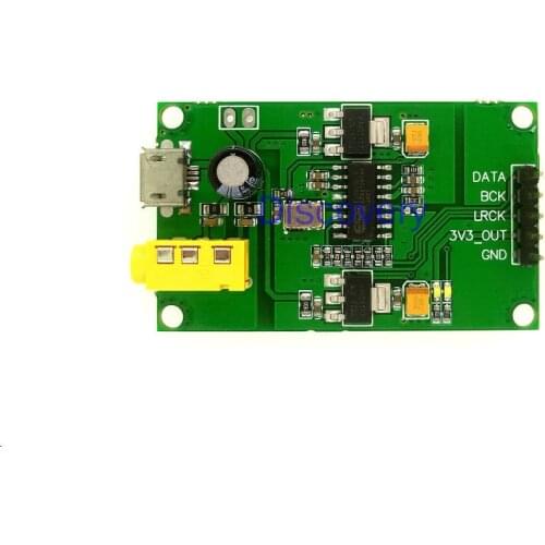 ES9023P I2S/IIS Stereo Digital Audio Input DAC Decoder Board to AUX Analog Output