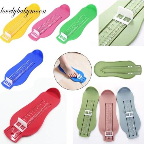 Foot Measure Gauge 8 Colors Baby Kid Foot Ruler Shoes Size Measuring Ruler Length Grow Foot Fitting Baby Items Newborn Infantil