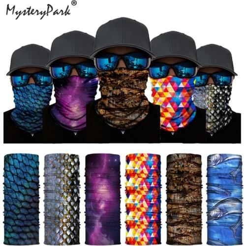 MysteryPark Sport Facial Masks Bandana Cycling Neck Gaiter Handkerchief Face Hiking Mask Bandanas Headband Ski Balaclava Scarf