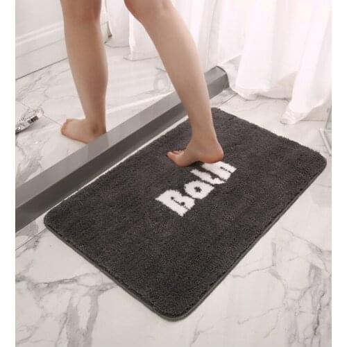 New Bathroom Carpet Anti-slip Bath Rug Outdoor Shower Room Rugs And Mats Bathroom Floor Mat Toilet Door Mat High Quality