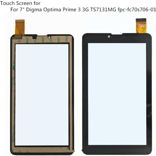 New touch screen For 7" Digma Optima Prime 3 3G TS7131MG fpc-fc70s706-01 Tablet Touch panel Digitizer Glass Free Shippin
