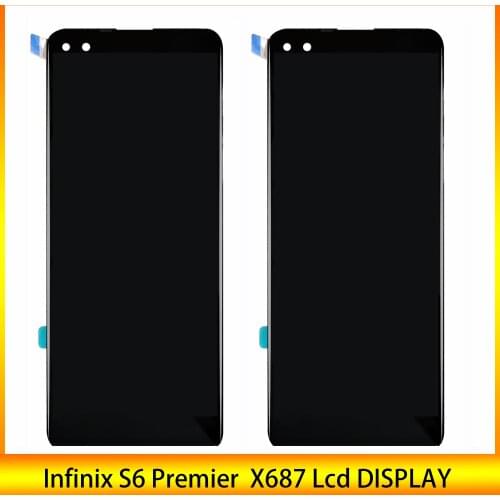 New LCD 6.85" For Infinix S6 Premier X687 LCD Display Touch Screen Digitizer Assembly 100% Perfect Repair