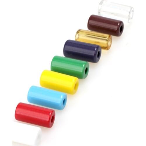 OlingArt 23*12MM Hole 4MM 8pcs porcelain color mixed glass seed beads spacer bead DIY Bracelet/necklace/earring jewelry making