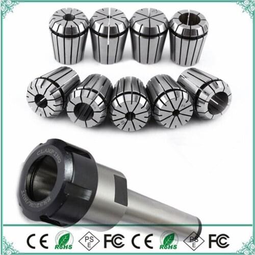 9pcs ER32 Spring Collets + 1pcs MT3 ER32,high precision spindle Mohs 3 # ISO standard tool CNC milling machine lathe