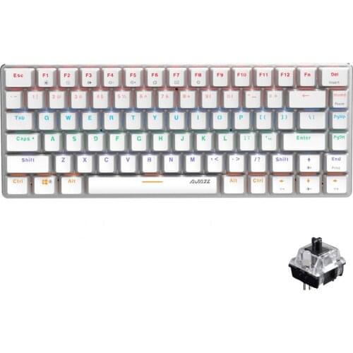 Wide Compatibility AJAZZ Reliable with Backlight Mechanical Keyboard 82 Keys for PC