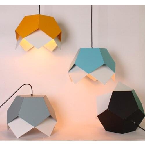 Nordic Pendant Lights Wood Aluminum Lampshade Industrial Lighting Loft Lamparas Colorful Pendant Lamp E27 Base Light Fixtures