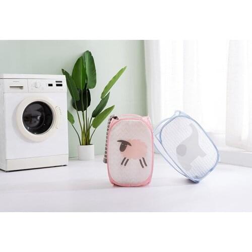 Cartoon foldable dirty baskets To collect baskets of dirty clothes