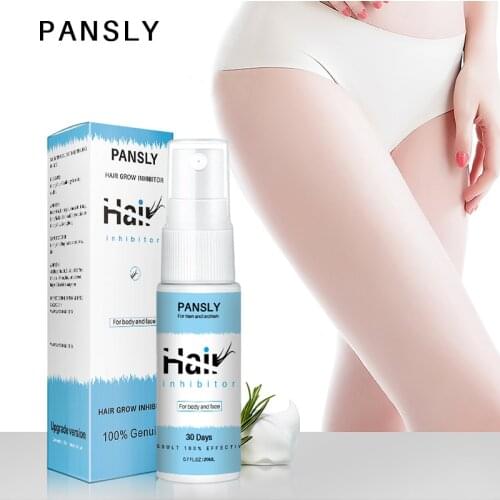 20ML Hair Removal Treatment Spray Permanent Hair Growth Inhibtor Painless Cream for Face Removal Armpit Leg Body Hair Depilation