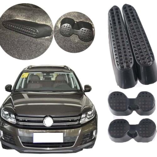 Air Outlet Car Rear Seat Grille Cover Mat Air Condition Vent For VW Tiguan Touran Mk2 Allspace 2016 2017 2018 Dust-proof Cover